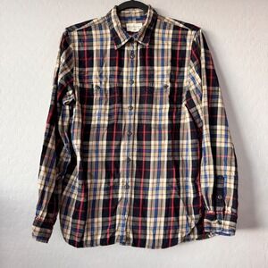 Denim & Supply Ralph Lauren Womens Large Plaid Button Down Long Sleeve Shirt